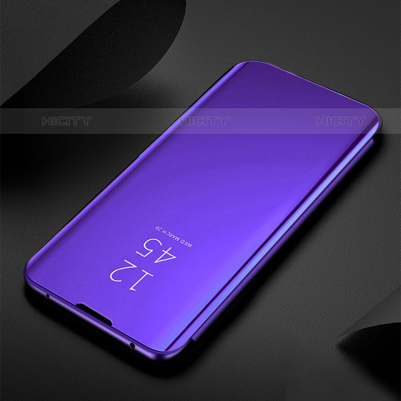 Funda de Cuero Cartera con Soporte Espejo Carcasa L01 para Oppo Find X5 Pro 5G