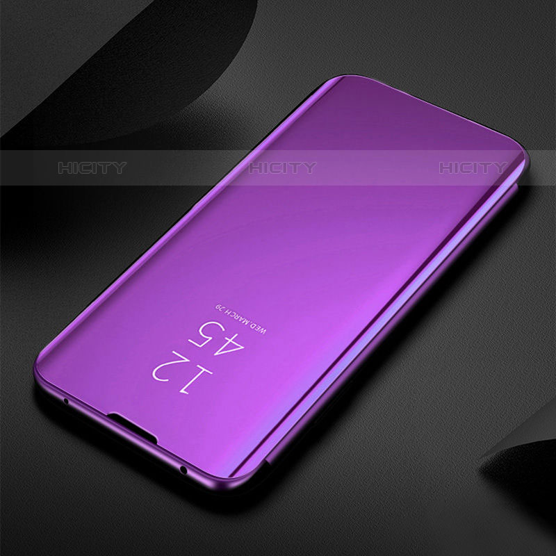 Funda de Cuero Cartera con Soporte Espejo Carcasa L01 para Oppo Reno6 Pro+ Plus 5G