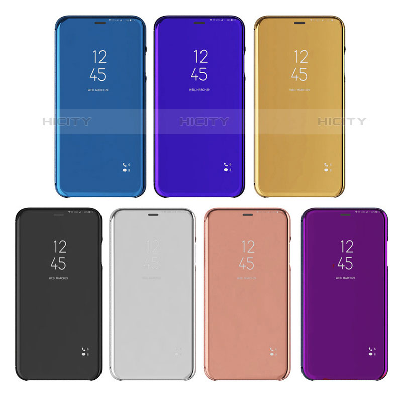 Funda de Cuero Cartera con Soporte Espejo Carcasa L01 para Oppo Reno8 5G