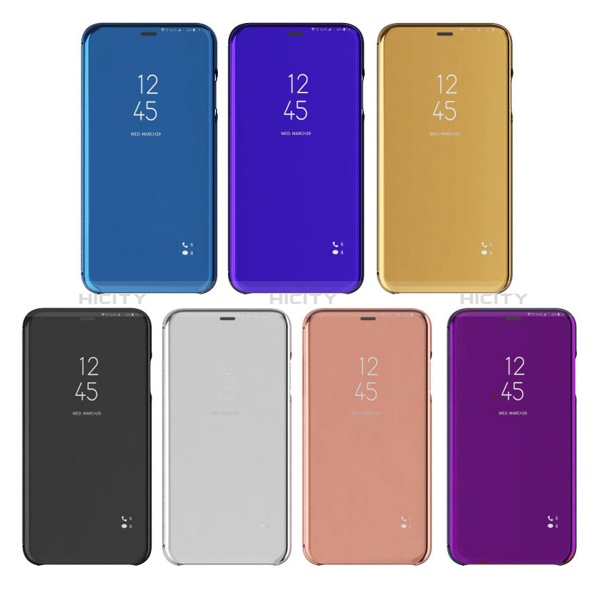 Funda de Cuero Cartera con Soporte Espejo Carcasa L01 para Samsung Galaxy A71 5G