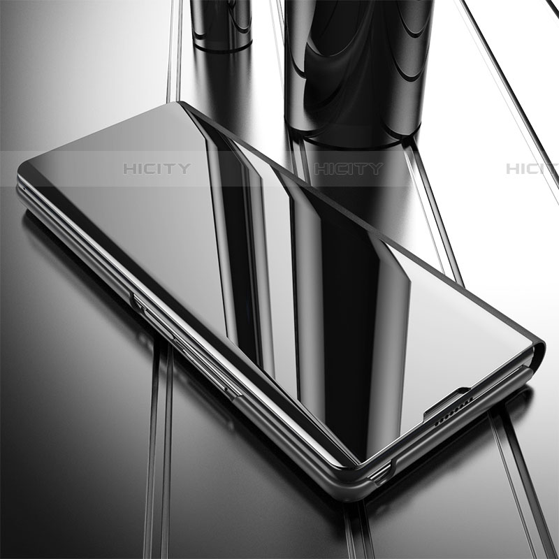 Funda de Cuero Cartera con Soporte Espejo Carcasa L01 para Samsung Galaxy Z Fold4 5G