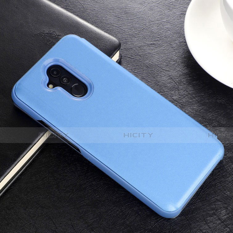 Funda de Cuero Cartera con Soporte Espejo Carcasa L02 para Huawei Mate 20 Lite