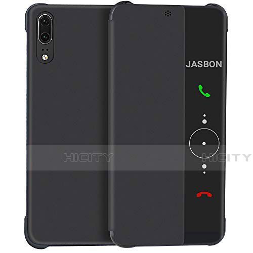 Funda de Cuero Cartera con Soporte Espejo Carcasa L02 para Huawei P20