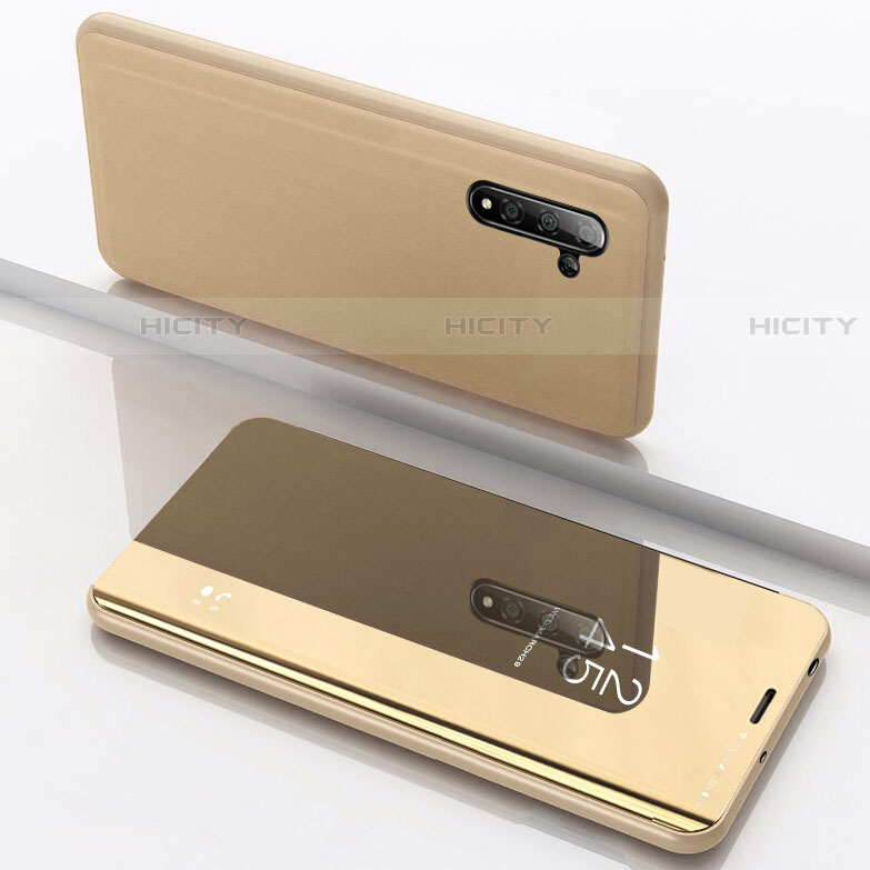 Funda de Cuero Cartera con Soporte Espejo Carcasa L02 para Samsung Galaxy Note 10 5G