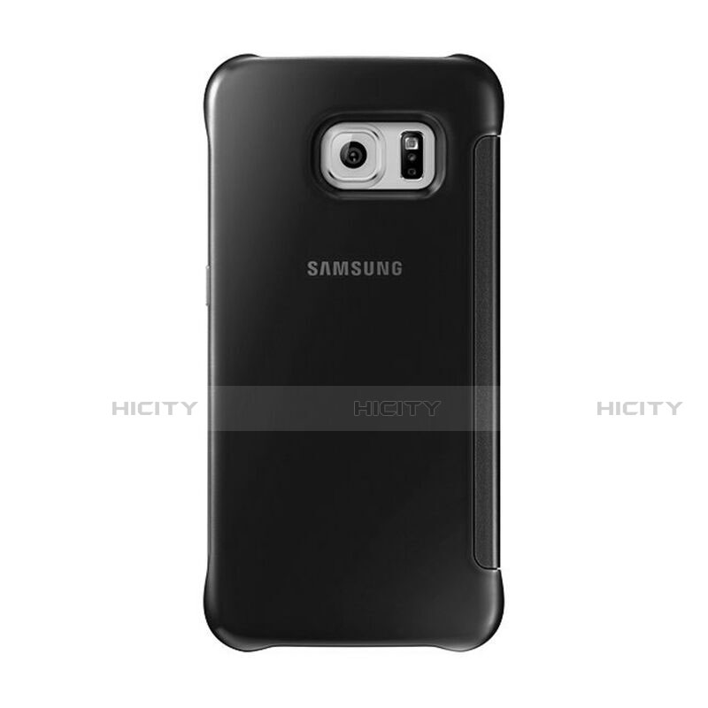 Funda de Cuero Cartera con Soporte Espejo Carcasa L02 para Samsung Galaxy S7 Edge G935F