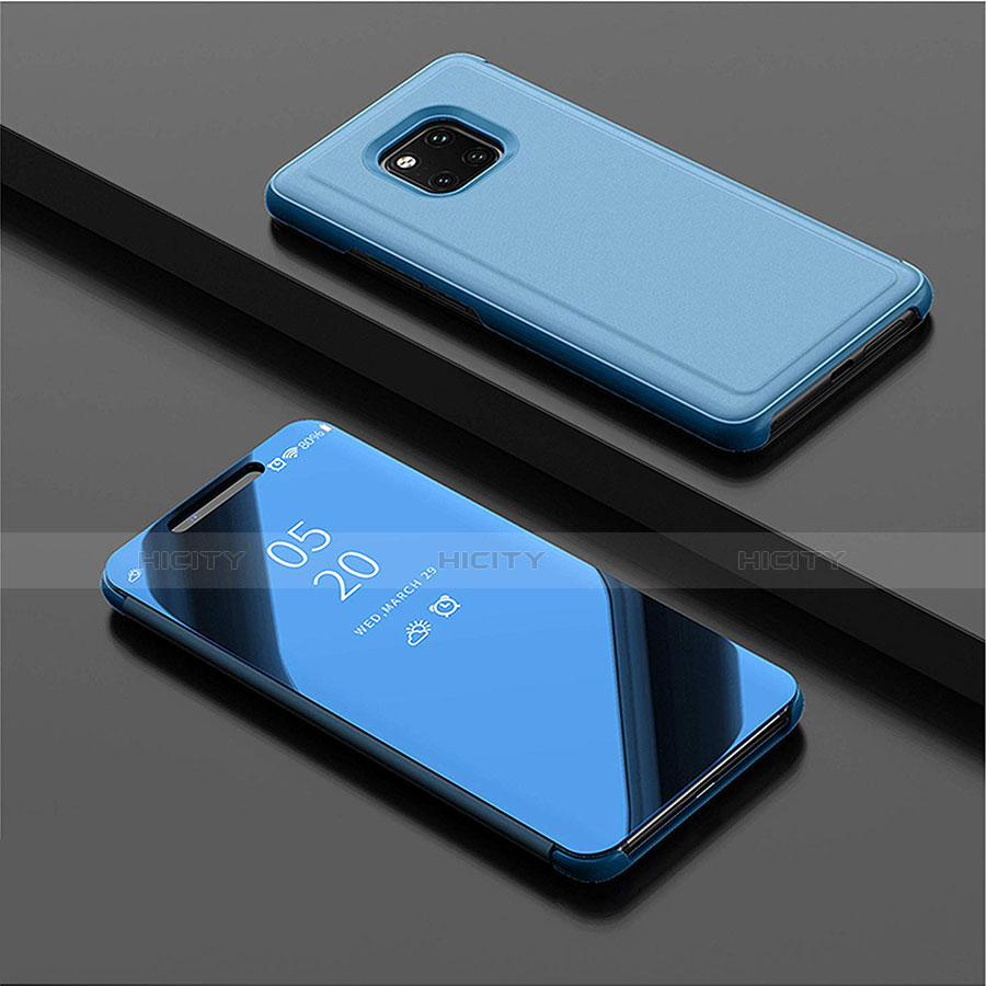 Funda de Cuero Cartera con Soporte Espejo Carcasa L04 para Huawei Mate 20 Pro