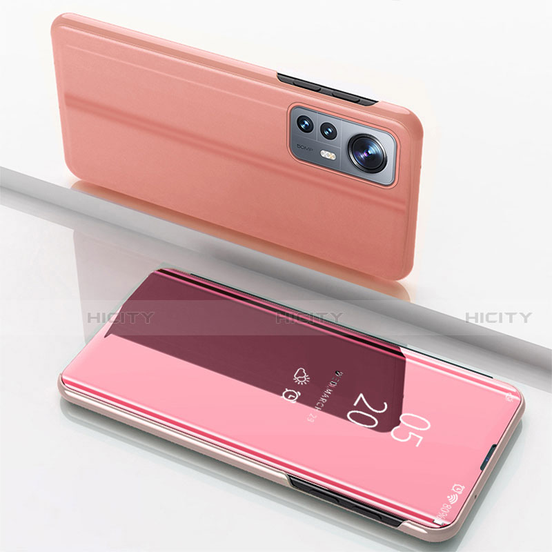 Funda de Cuero Cartera con Soporte Espejo Carcasa L04 para Xiaomi Mi 12 5G