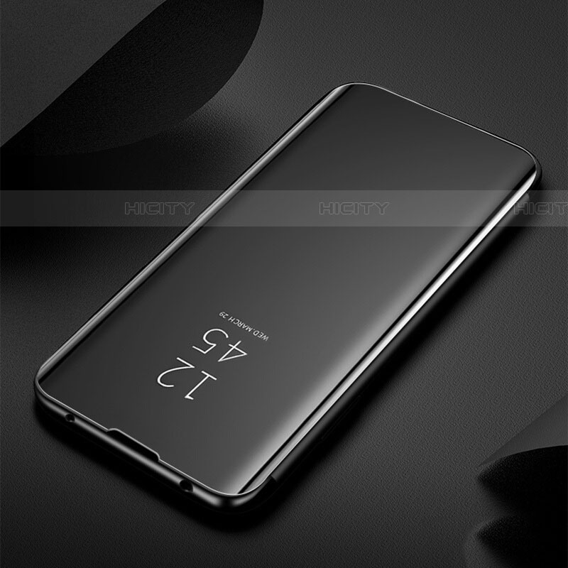 Funda de Cuero Cartera con Soporte Espejo Carcasa M03 para Samsung Galaxy S20 5G Negro