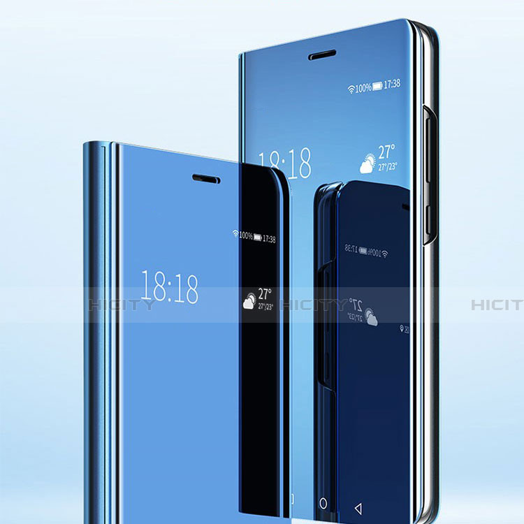Funda de Cuero Cartera con Soporte Espejo Carcasa para Samsung Galaxy A70