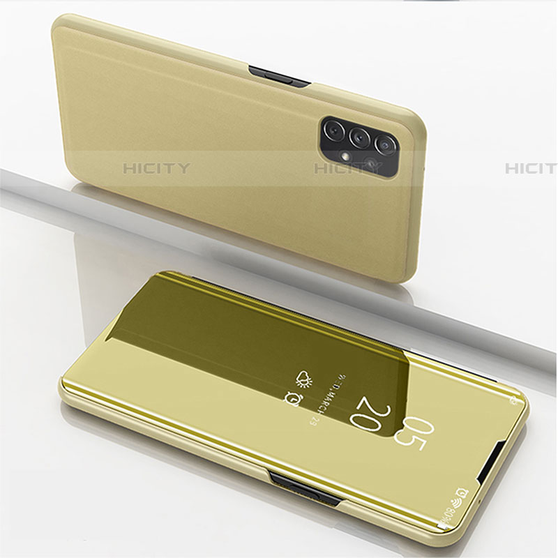 Funda de Cuero Cartera con Soporte Espejo Carcasa para Samsung Galaxy A72 5G
