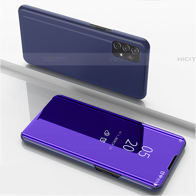 Funda de Cuero Cartera con Soporte Espejo Carcasa para Samsung Galaxy A72 5G