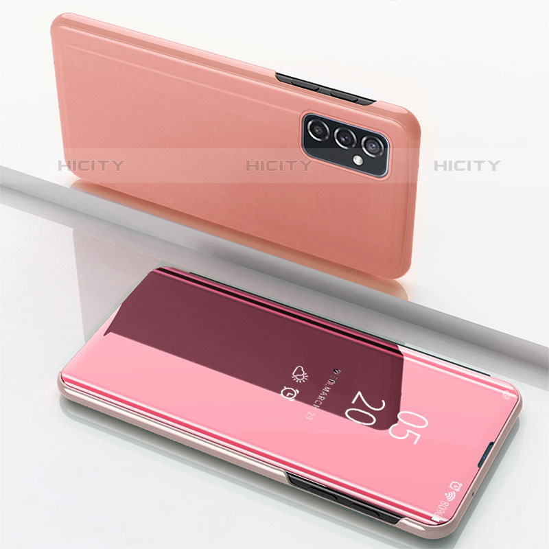 Funda de Cuero Cartera con Soporte Espejo Carcasa para Samsung Galaxy M23 5G