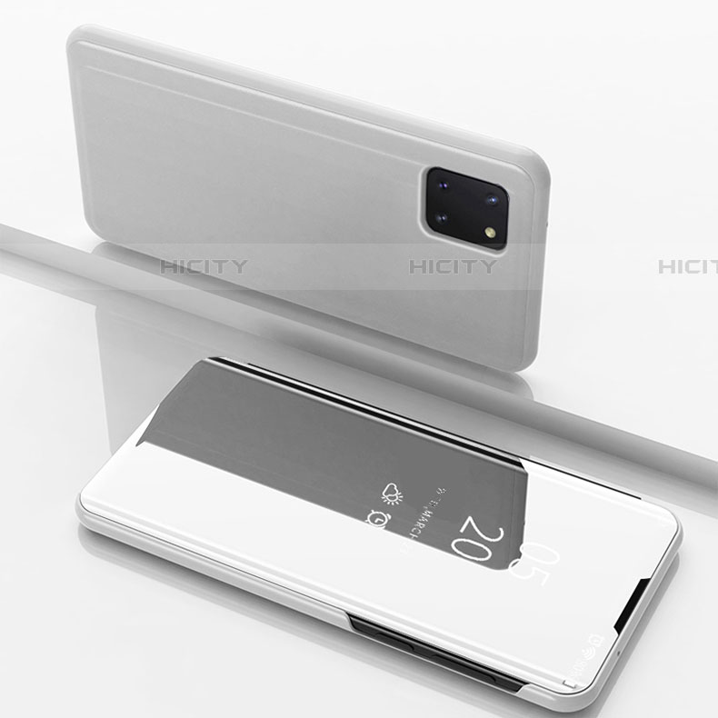 Funda de Cuero Cartera con Soporte Espejo Carcasa para Samsung Galaxy Note 10 Lite