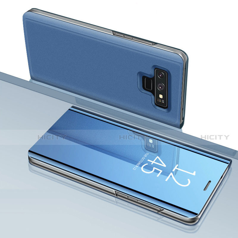 Funda de Cuero Cartera con Soporte Espejo Carcasa para Samsung Galaxy Note 9