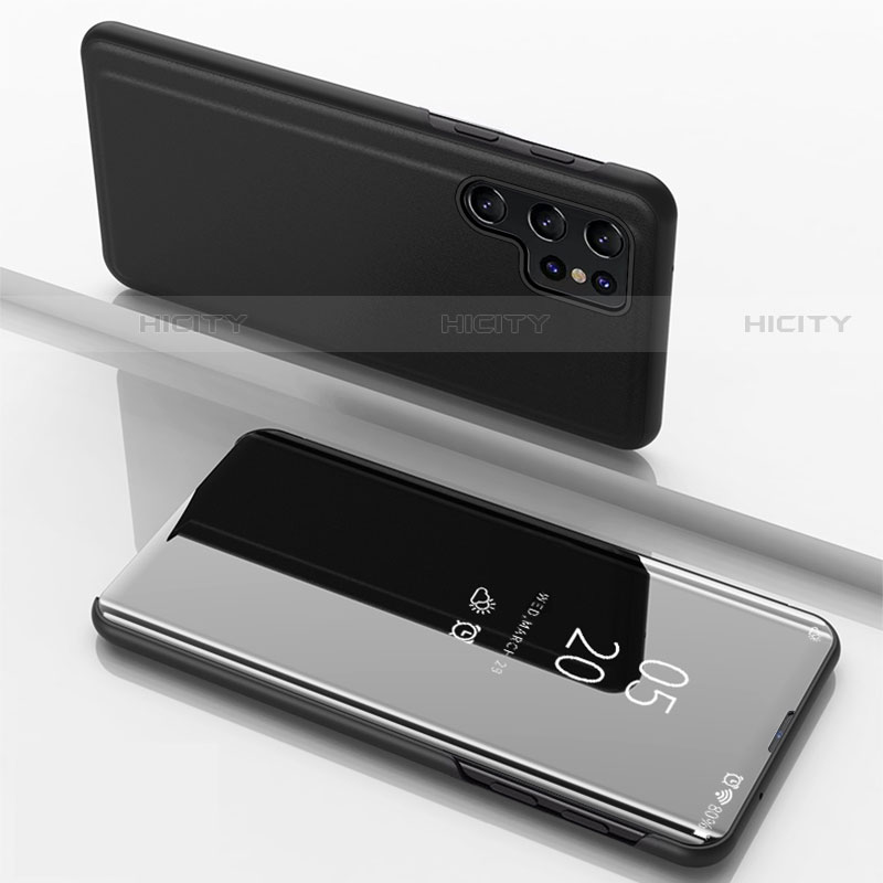 Funda de Cuero Cartera con Soporte Espejo Carcasa para Samsung Galaxy S23 Ultra 5G