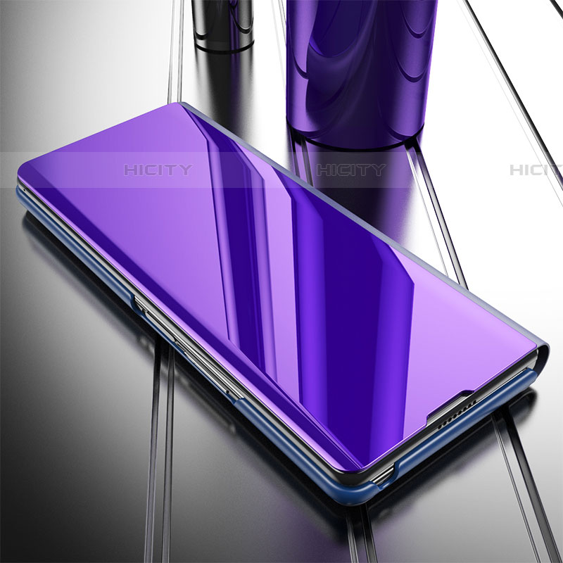 Funda de Cuero Cartera con Soporte Espejo Carcasa para Samsung Galaxy Z Fold4 5G