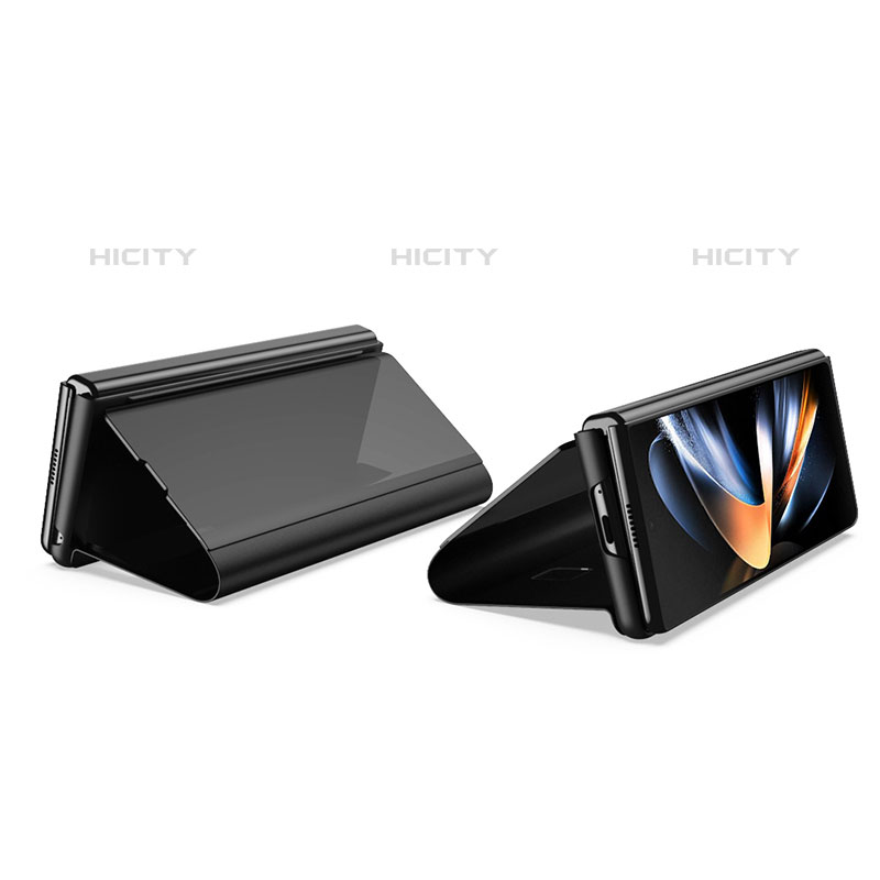 Funda de Cuero Cartera con Soporte Espejo Carcasa para Samsung Galaxy Z Fold5 5G