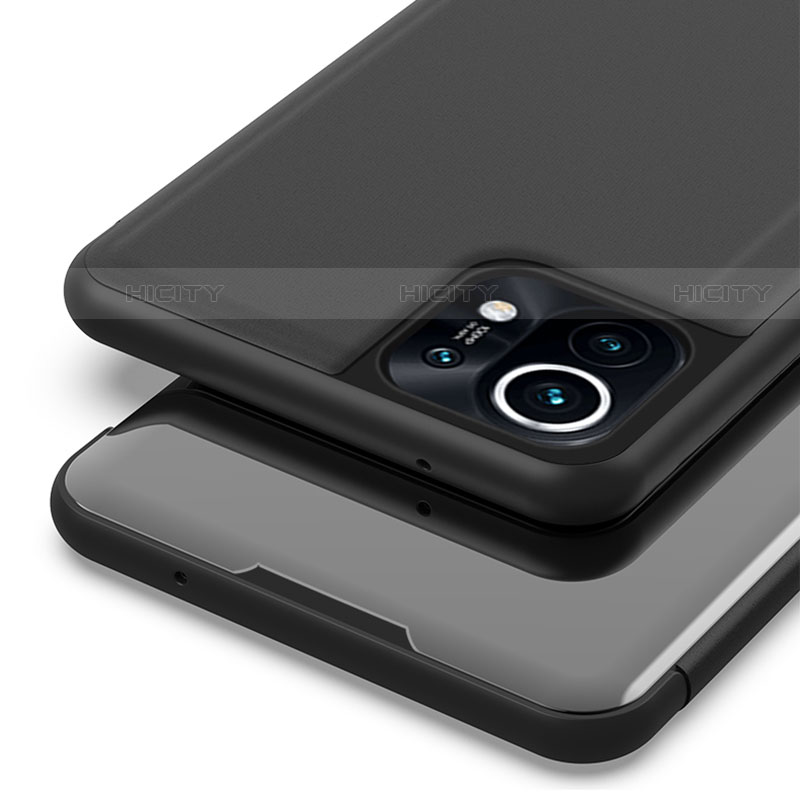 Funda de Cuero Cartera con Soporte Espejo Carcasa para Xiaomi Mi 11 5G