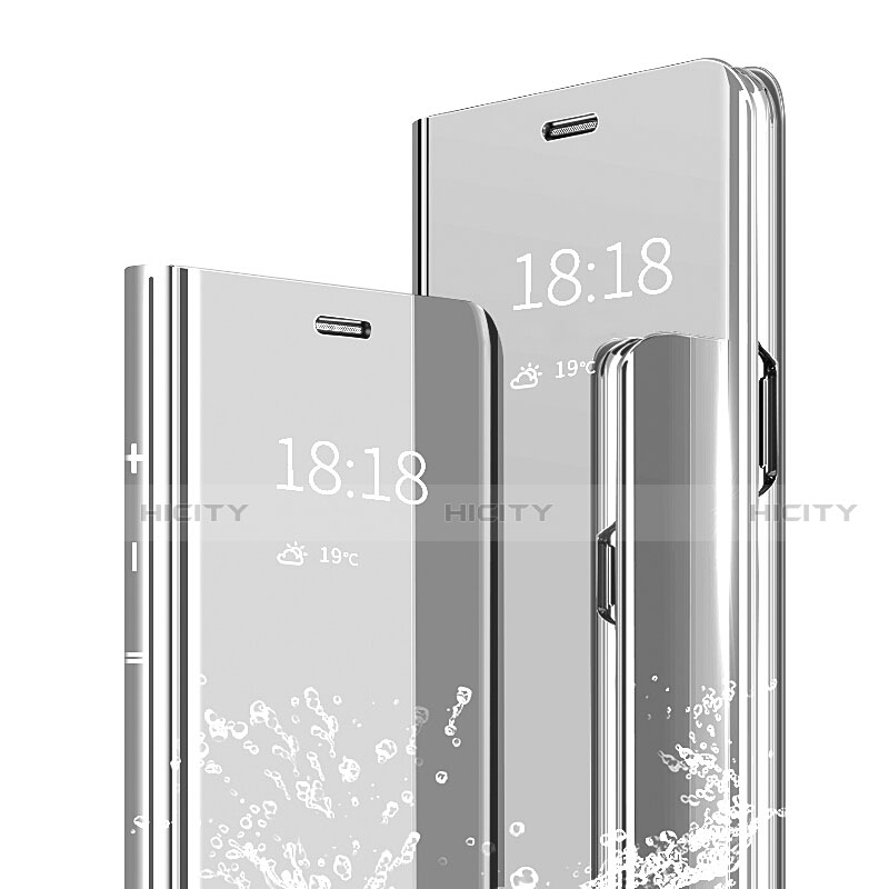 Funda de Cuero Cartera con Soporte Espejo Carcasa para Xiaomi Mi 6X