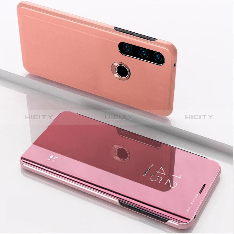 Funda de Cuero Cartera con Soporte Espejo Carcasa QH1 para Huawei Y7p