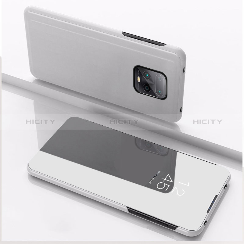 Funda de Cuero Cartera con Soporte Espejo Carcasa QH1 para Xiaomi Redmi 10X 5G