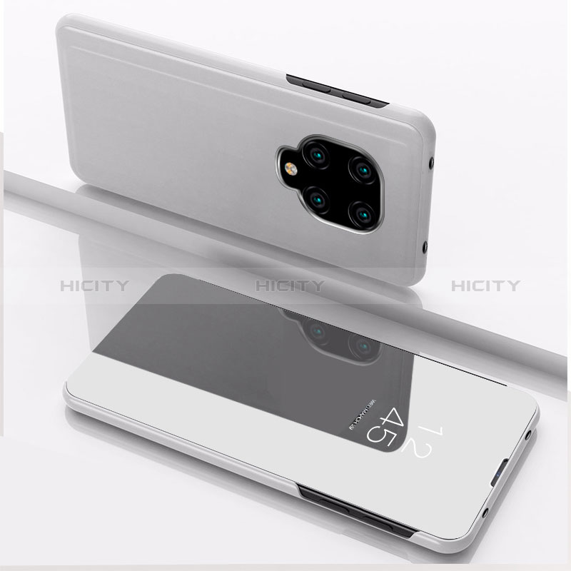 Funda de Cuero Cartera con Soporte Espejo Carcasa QH1 para Xiaomi Redmi Note 9 Pro