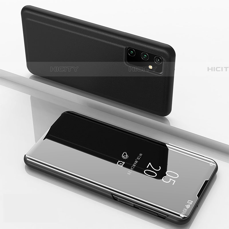 Funda de Cuero Cartera con Soporte Espejo Carcasa ZL1 para Samsung Galaxy A05s Negro