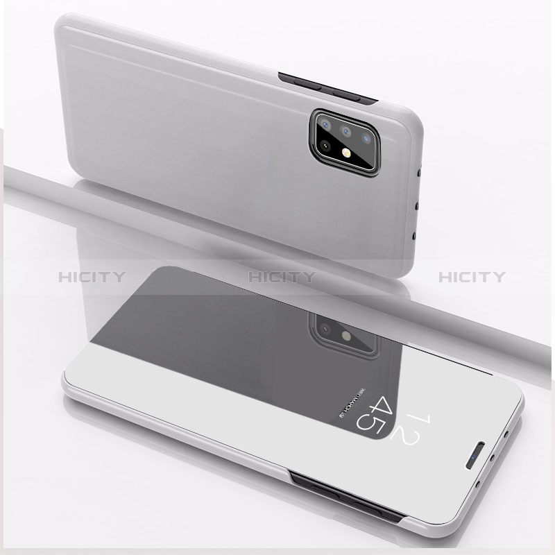 Funda de Cuero Cartera con Soporte Espejo Carcasa ZL1 para Samsung Galaxy A51 4G