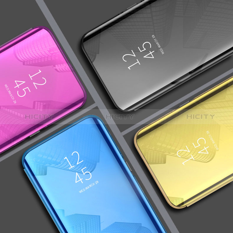 Funda de Cuero Cartera con Soporte Espejo Carcasa ZL1 para Samsung Galaxy A51 5G