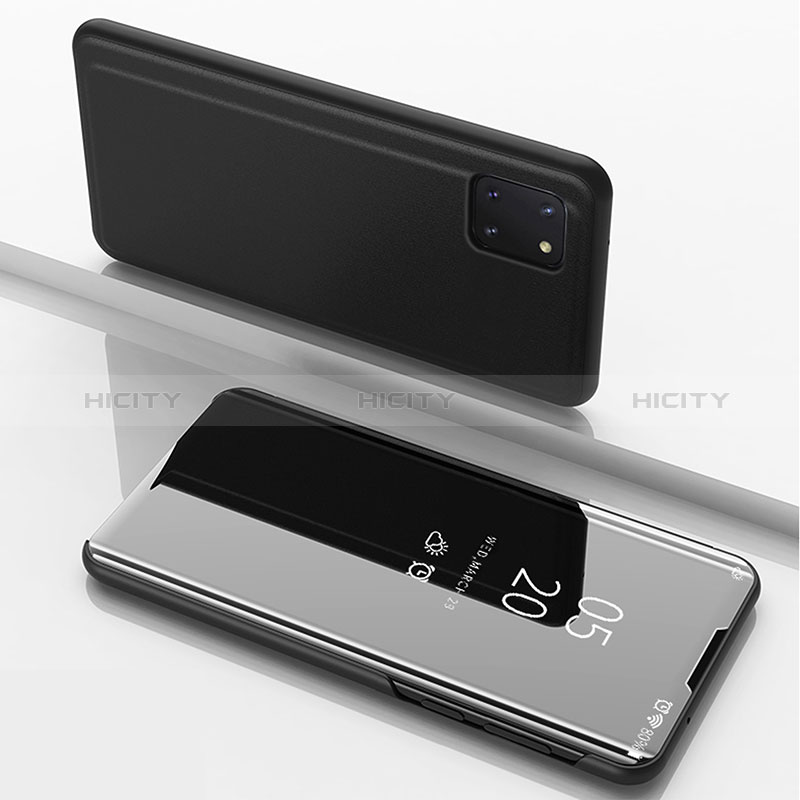 Funda de Cuero Cartera con Soporte Espejo Carcasa ZL1 para Samsung Galaxy A81