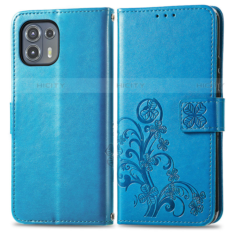 Funda de Cuero Cartera con Soporte Flores Carcasa para Motorola Moto Edge 20 Lite 5G