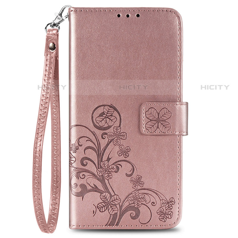 Funda de Cuero Cartera con Soporte Flores Carcasa para Motorola Moto One Fusion Plus