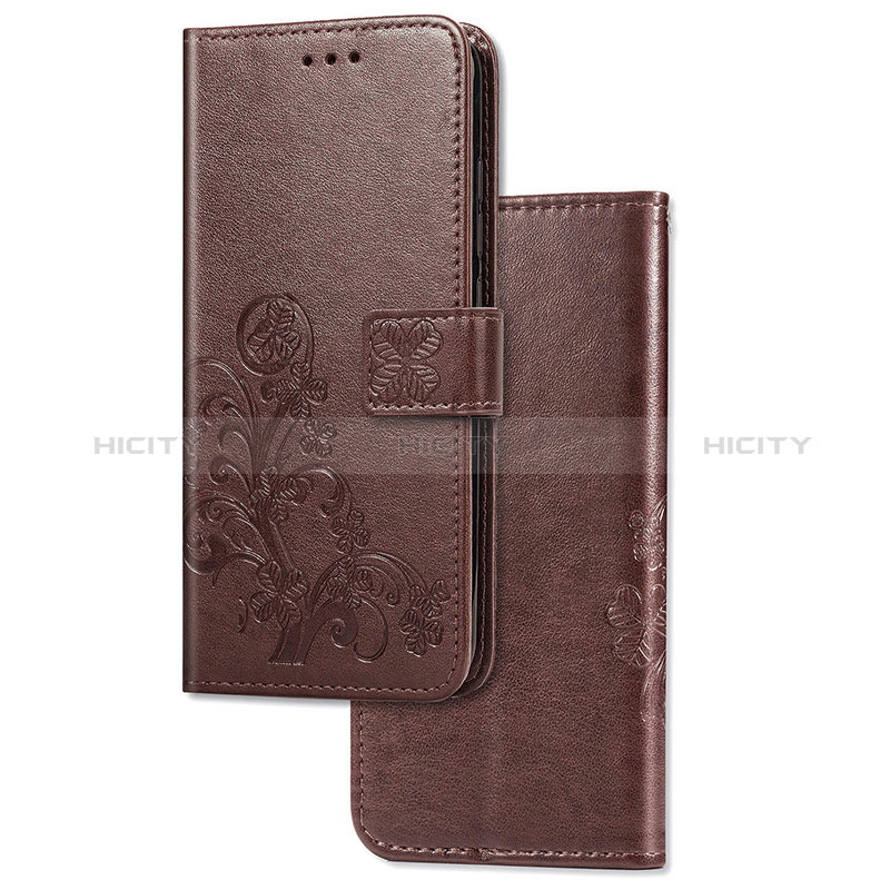 Funda de Cuero Cartera con Soporte Flores Carcasa para Sony Xperia 1 II