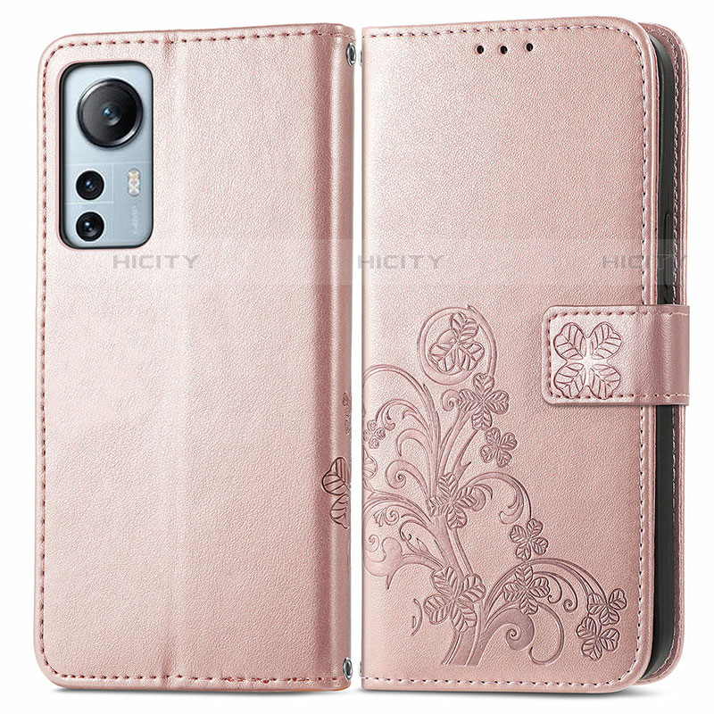 Funda de Cuero Cartera con Soporte Flores Carcasa para Xiaomi Mi 12 Lite 5G