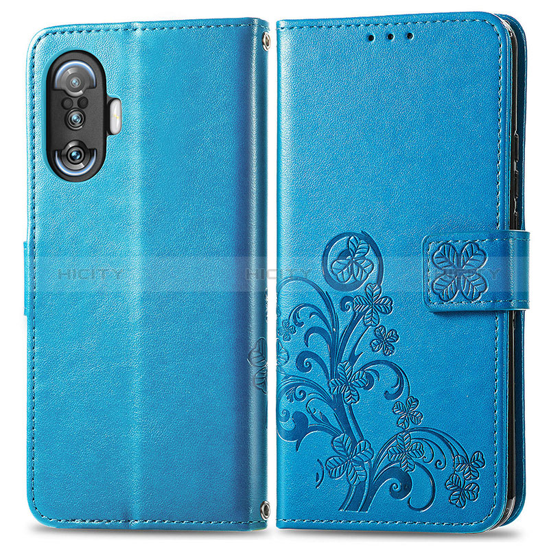 Funda de Cuero Cartera con Soporte Flores Carcasa para Xiaomi Poco F3 GT 5G