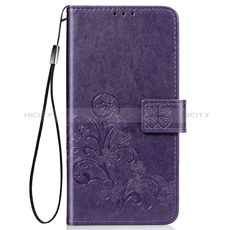 Funda de Cuero Cartera con Soporte Flores Carcasa S03D para Huawei Nova 7 SE 5G