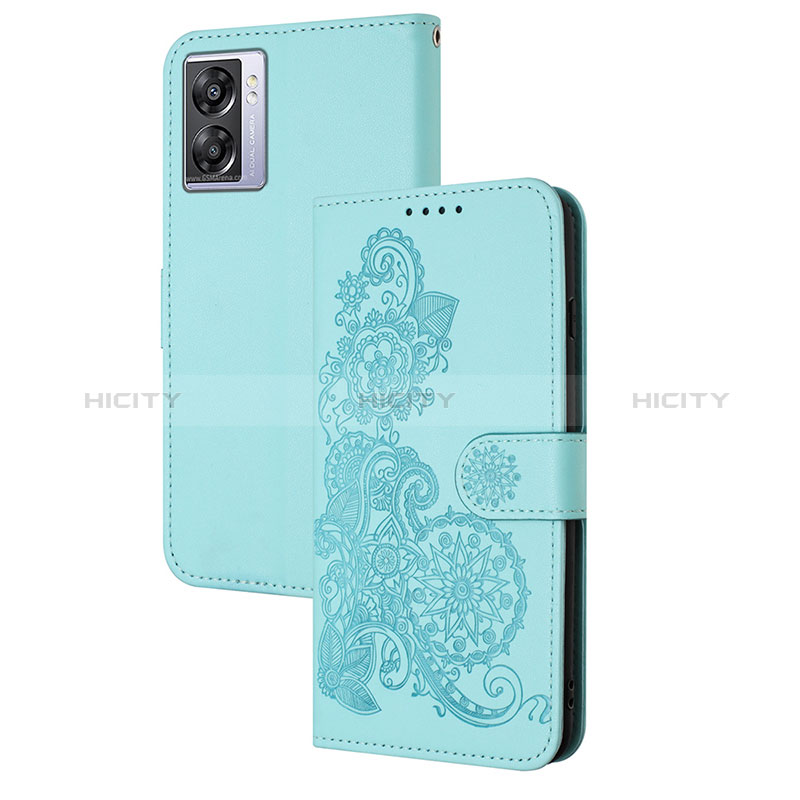 Funda de Cuero Cartera con Soporte Flores Carcasa Y01X para OnePlus Nord N300 5G