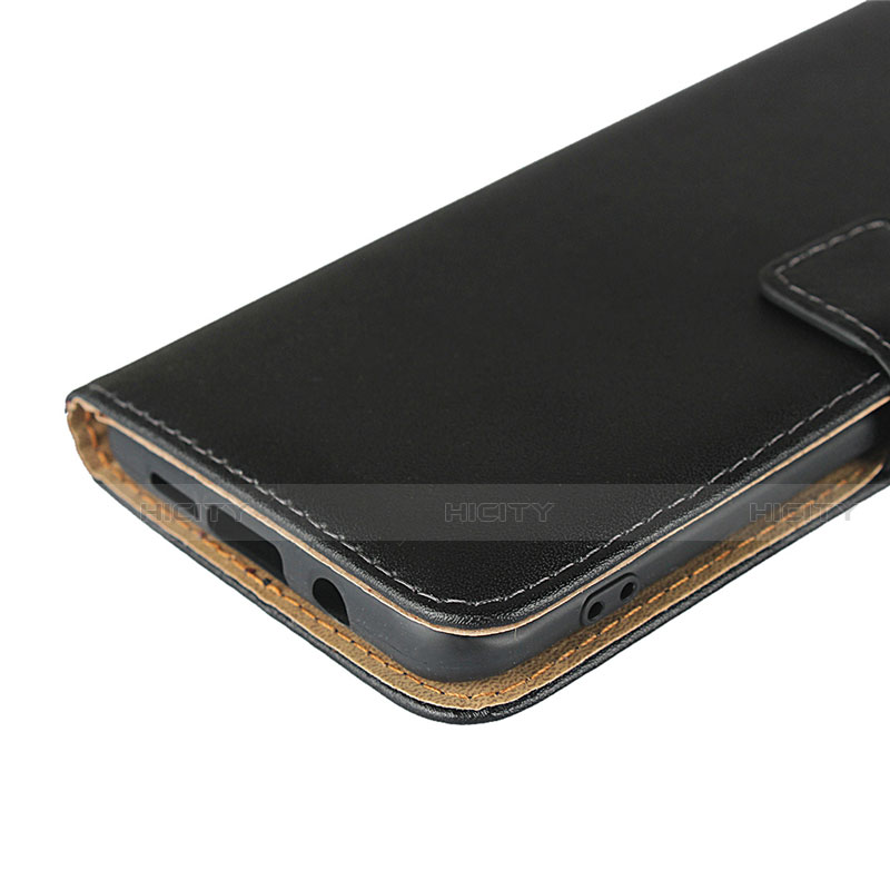 Funda de Cuero Cartera con Soporte K01 para Xiaomi Mi Note 10 Negro