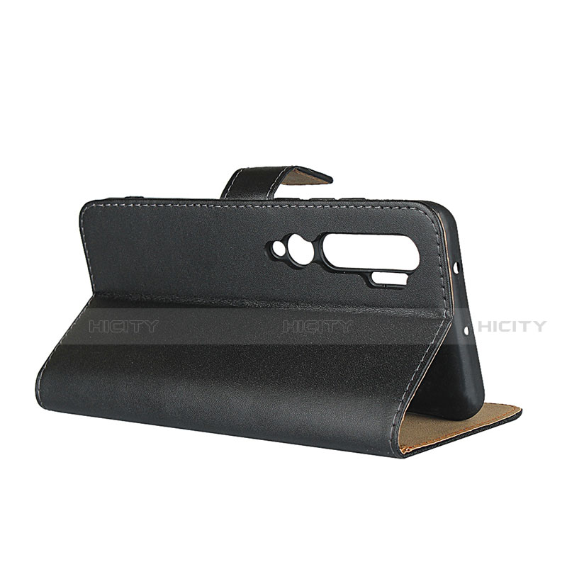 Funda de Cuero Cartera con Soporte K01 para Xiaomi Mi Note 10 Negro