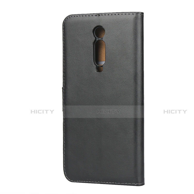 Funda de Cuero Cartera con Soporte K01 para Xiaomi Redmi K20 Negro