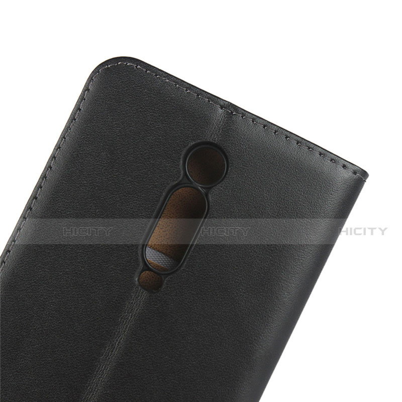 Funda de Cuero Cartera con Soporte K01 para Xiaomi Redmi K20 Negro