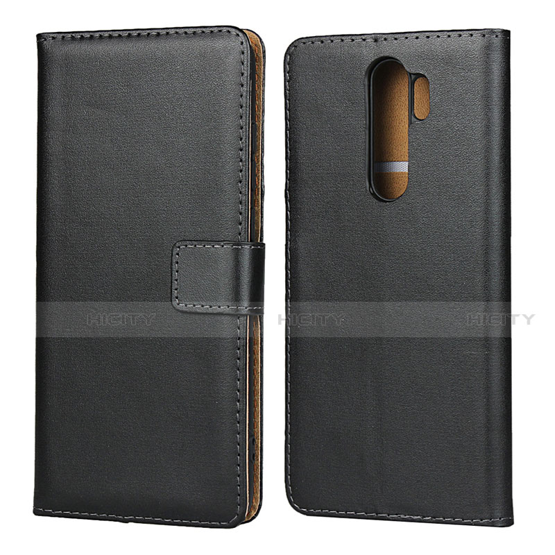 Funda de Cuero Cartera con Soporte K01 para Xiaomi Redmi Note 8 Pro Negro