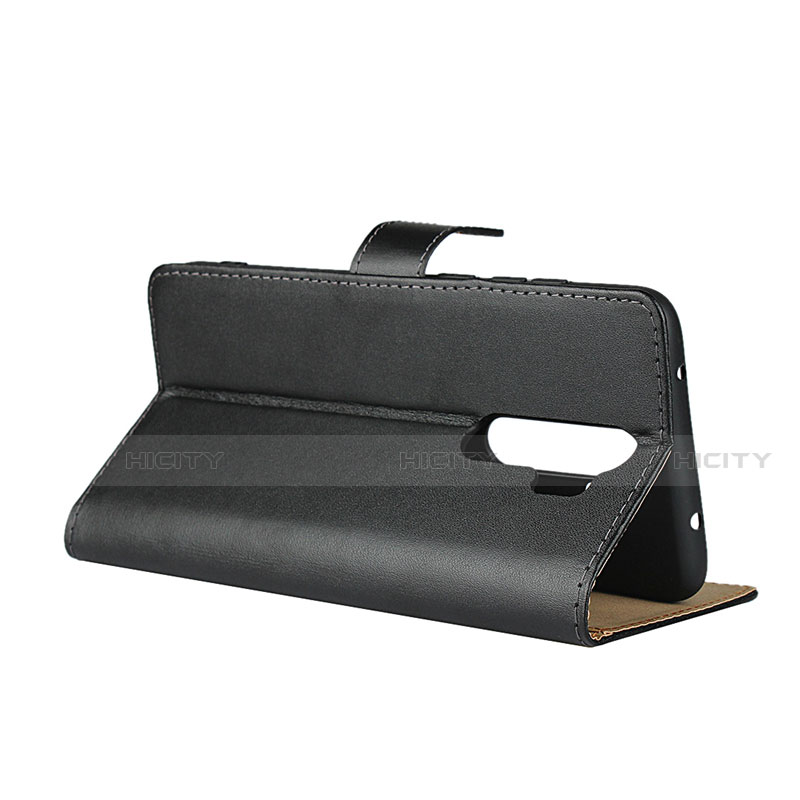 Funda de Cuero Cartera con Soporte K01 para Xiaomi Redmi Note 8 Pro Negro