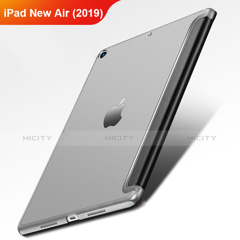 Funda de Cuero Cartera con Soporte L01 para Apple iPad Air 3 Negro