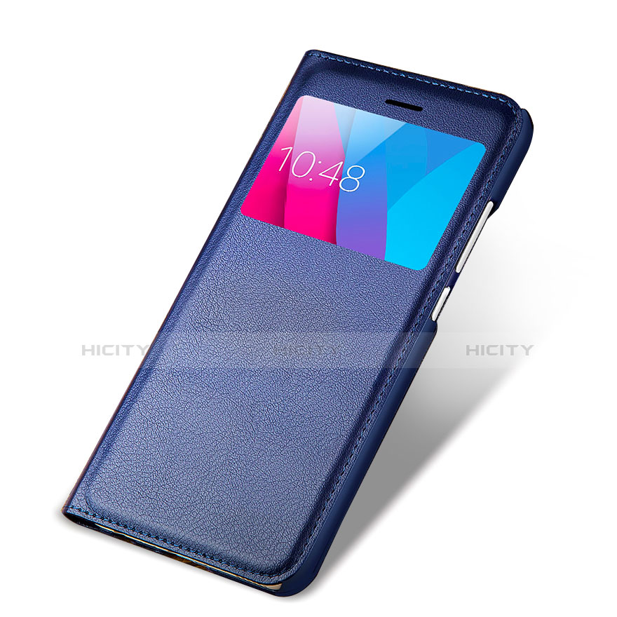 Funda de Cuero Cartera con Soporte L01 para Huawei Honor Play 5X Azul