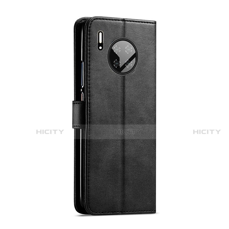 Funda de Cuero Cartera con Soporte L01 para Huawei Mate 30 Pro 5G Negro