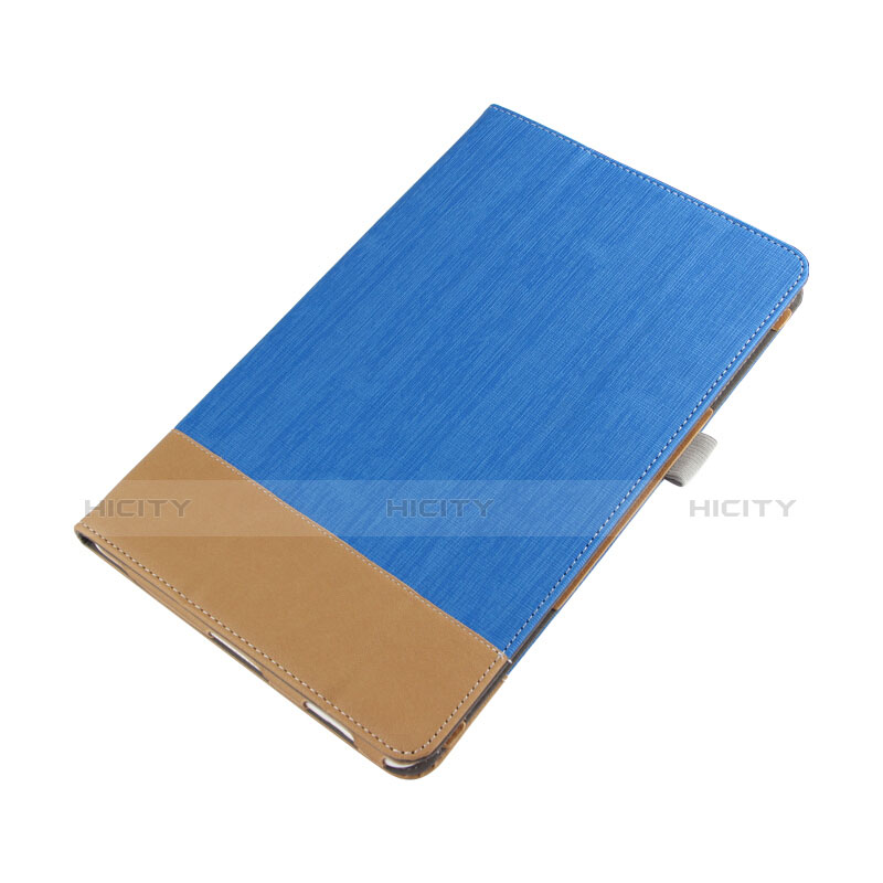 Funda de Cuero Cartera con Soporte L01 para Huawei MediaPad M2 10.1 FDR-A03L FDR-A01W Azul