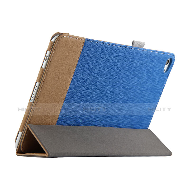 Funda de Cuero Cartera con Soporte L01 para Huawei MediaPad M2 10.1 FDR-A03L FDR-A01W Azul