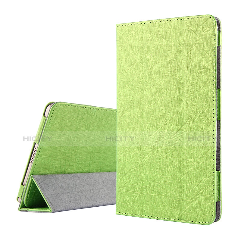 Funda de Cuero Cartera con Soporte L01 para Huawei Mediapad M2 8 M2-801w M2-803L M2-802L Verde