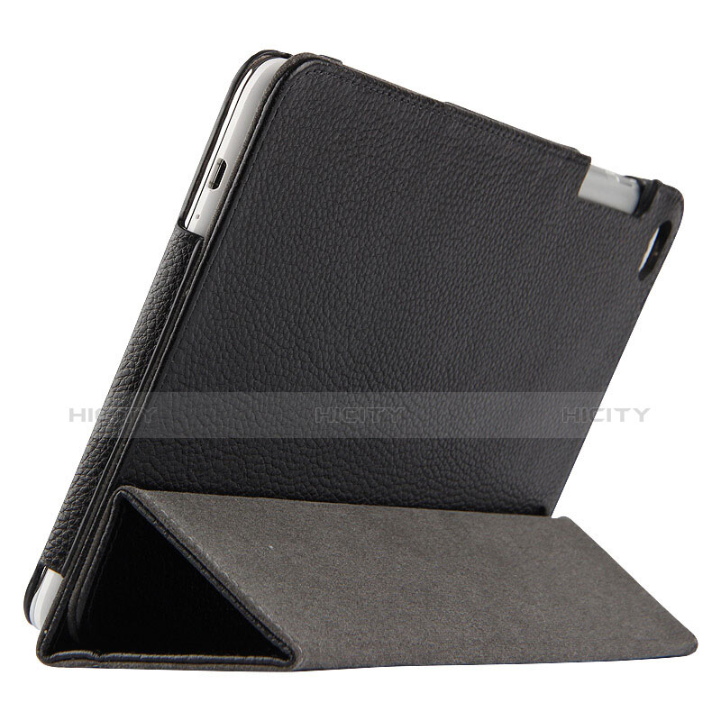 Funda de Cuero Cartera con Soporte L01 para Huawei Mediapad T1 10 Pro T1-A21L T1-A23L Negro